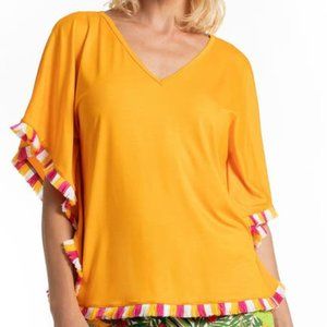 Trina Turk Women Delfino Poncho Top